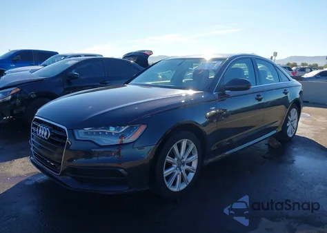 2012 Audi A6 3.0 Premium z USA, uszkodzony, nr VIN WAUHGAFC9CN080246